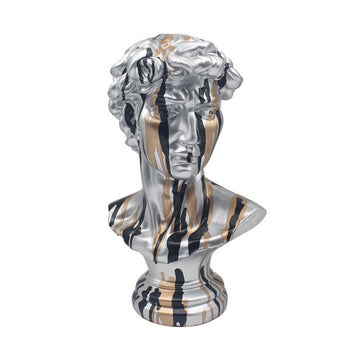 David Silver People Renaissance Drip Art Resin Human Figurine