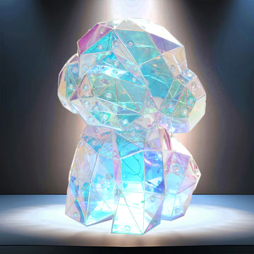 Puppy Dog Holographic Color Changing Interactive LED Lamp