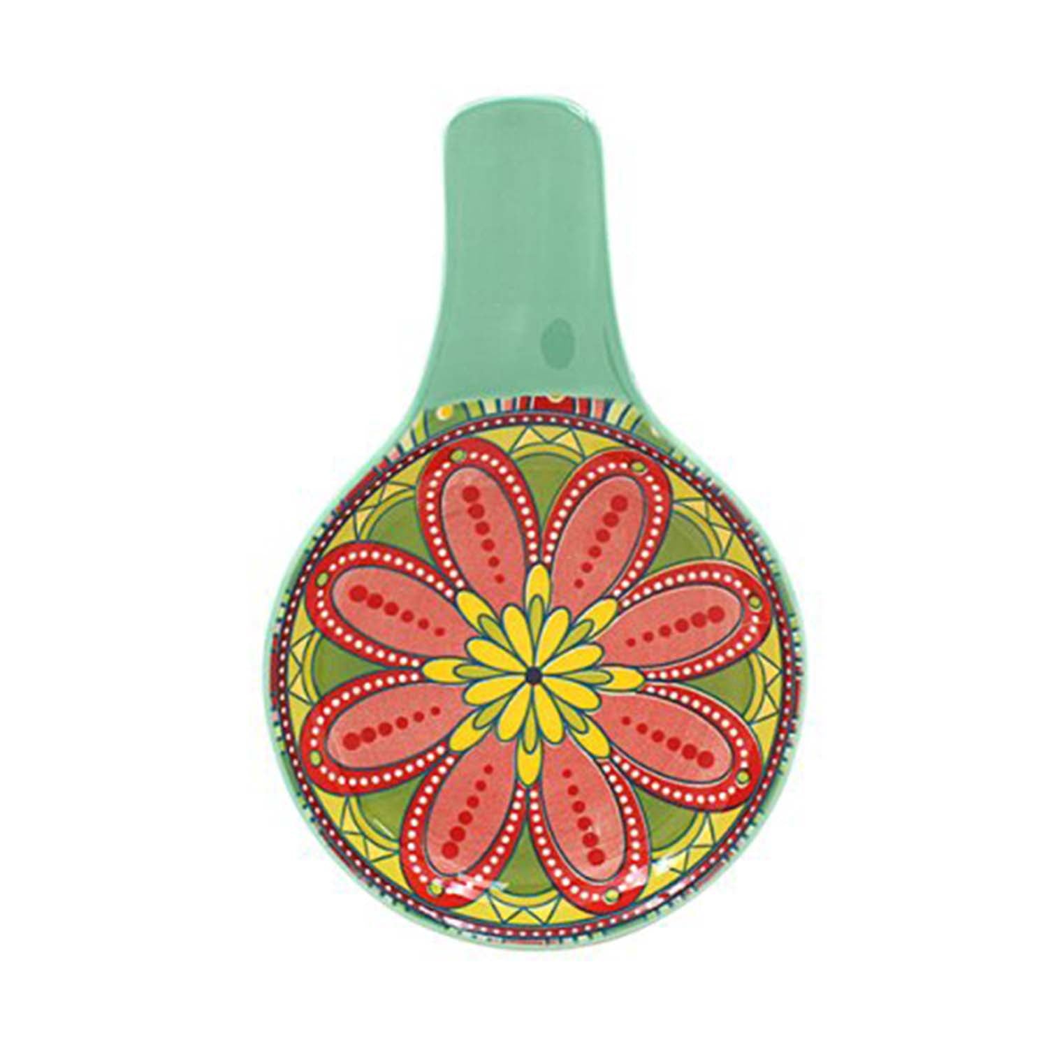 Green Tuscany Melamine Spoon Rest