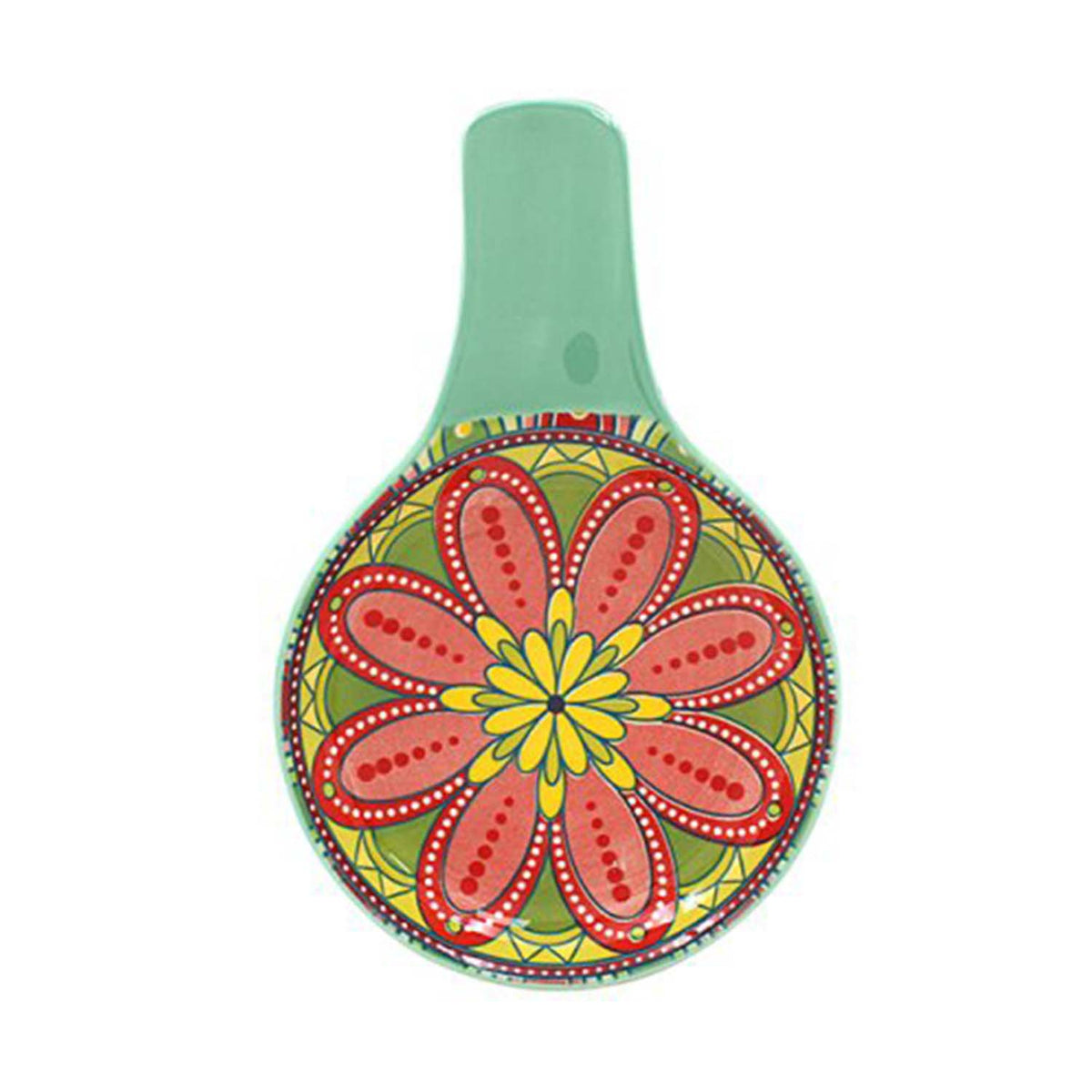 Green Tuscany Melamine Spoon Rest