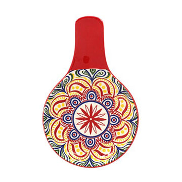 Red Tuscany Melamine Spoon Rest