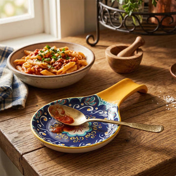 Yellow Tuscany Melamine Spoon Rest