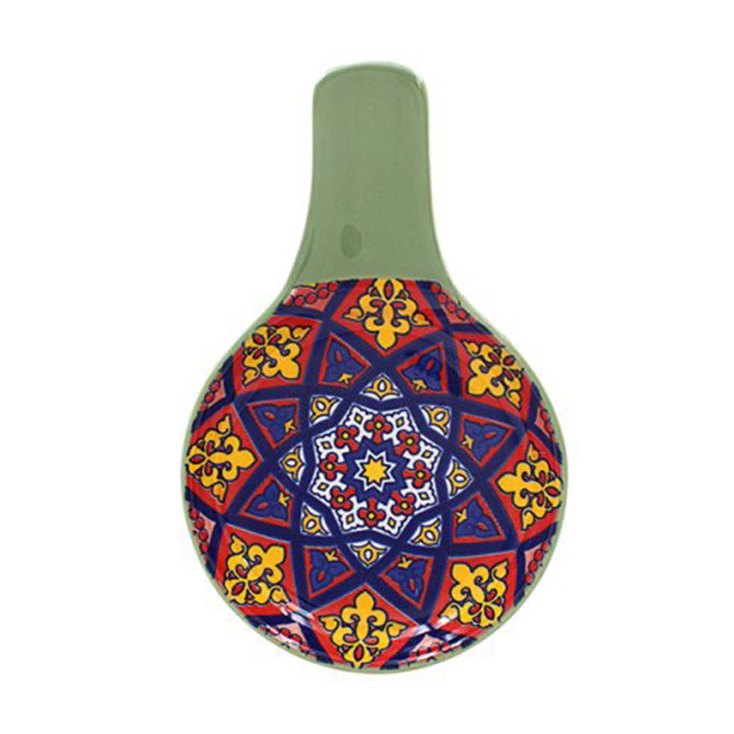 Green Tuscany Melamine Spoon Rest