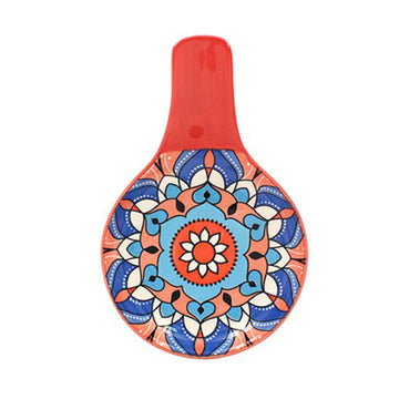 Red Tuscany Melamine Spoon Rest