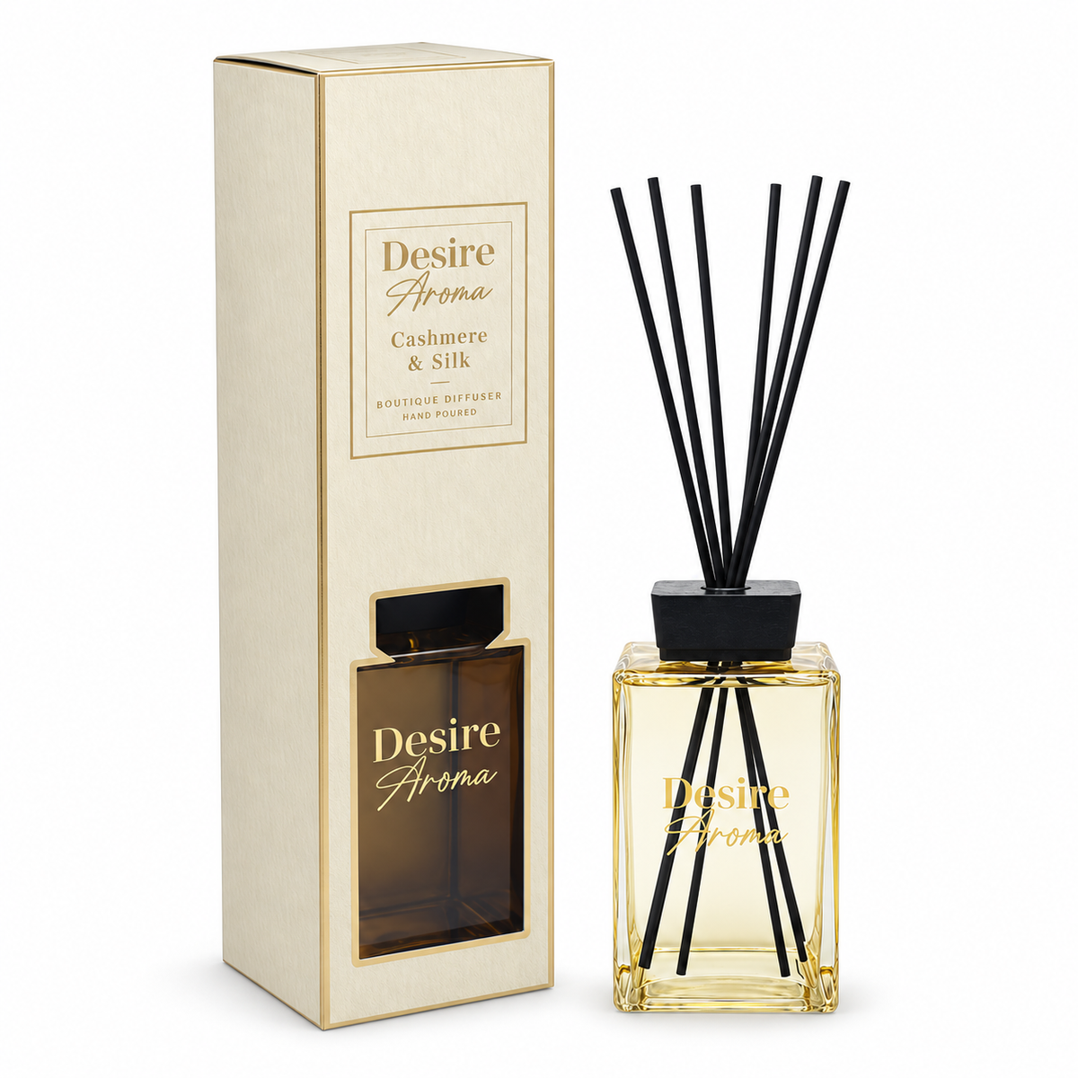 Reed Diffuser Cashmere & Silk Scent Fragrance - 2000ml