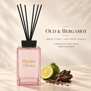 Reed Diffuser Oud & Bergamot Scent Fragrance - 2000ml