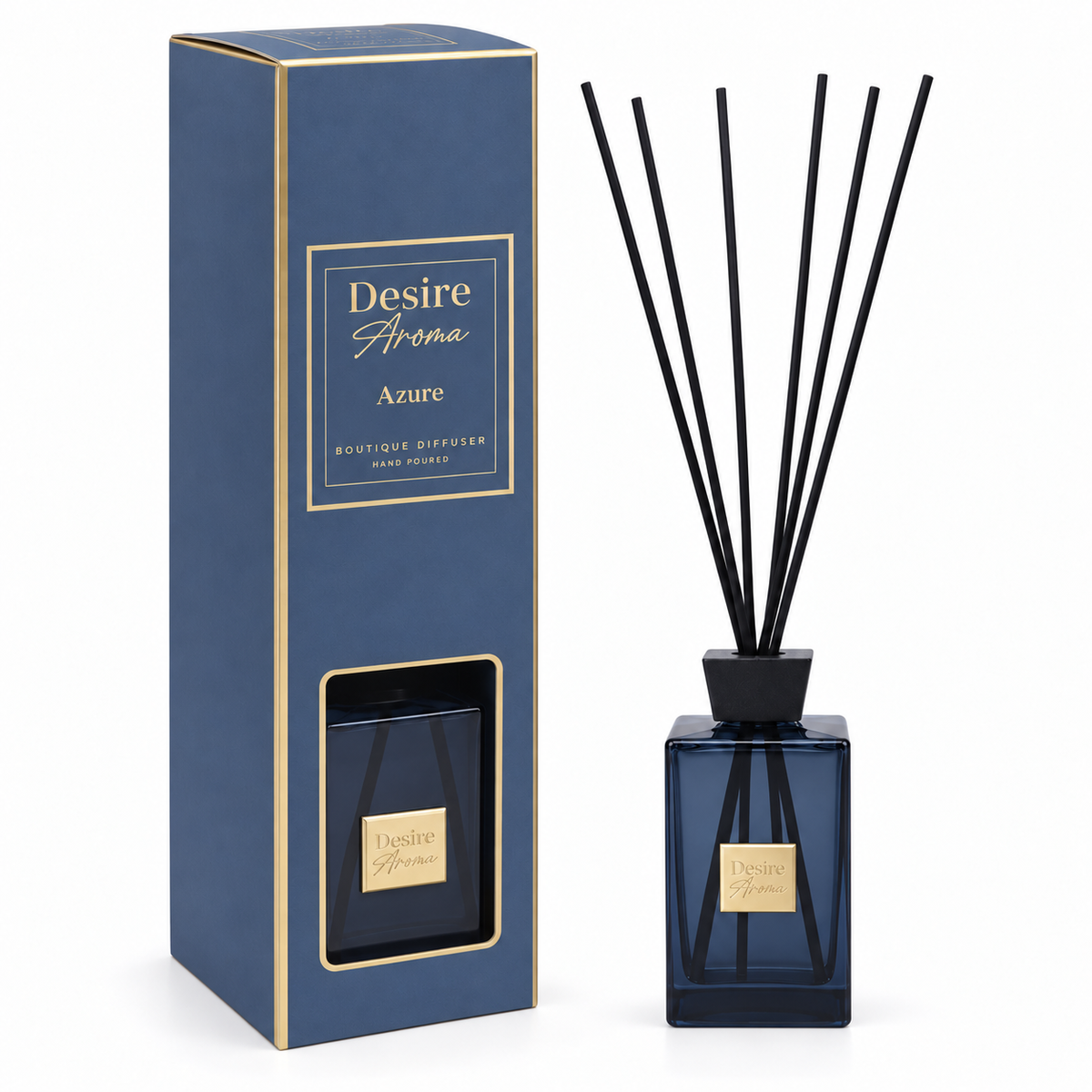 500ml Desire Aroma Azure Luxury Reed Diffuser