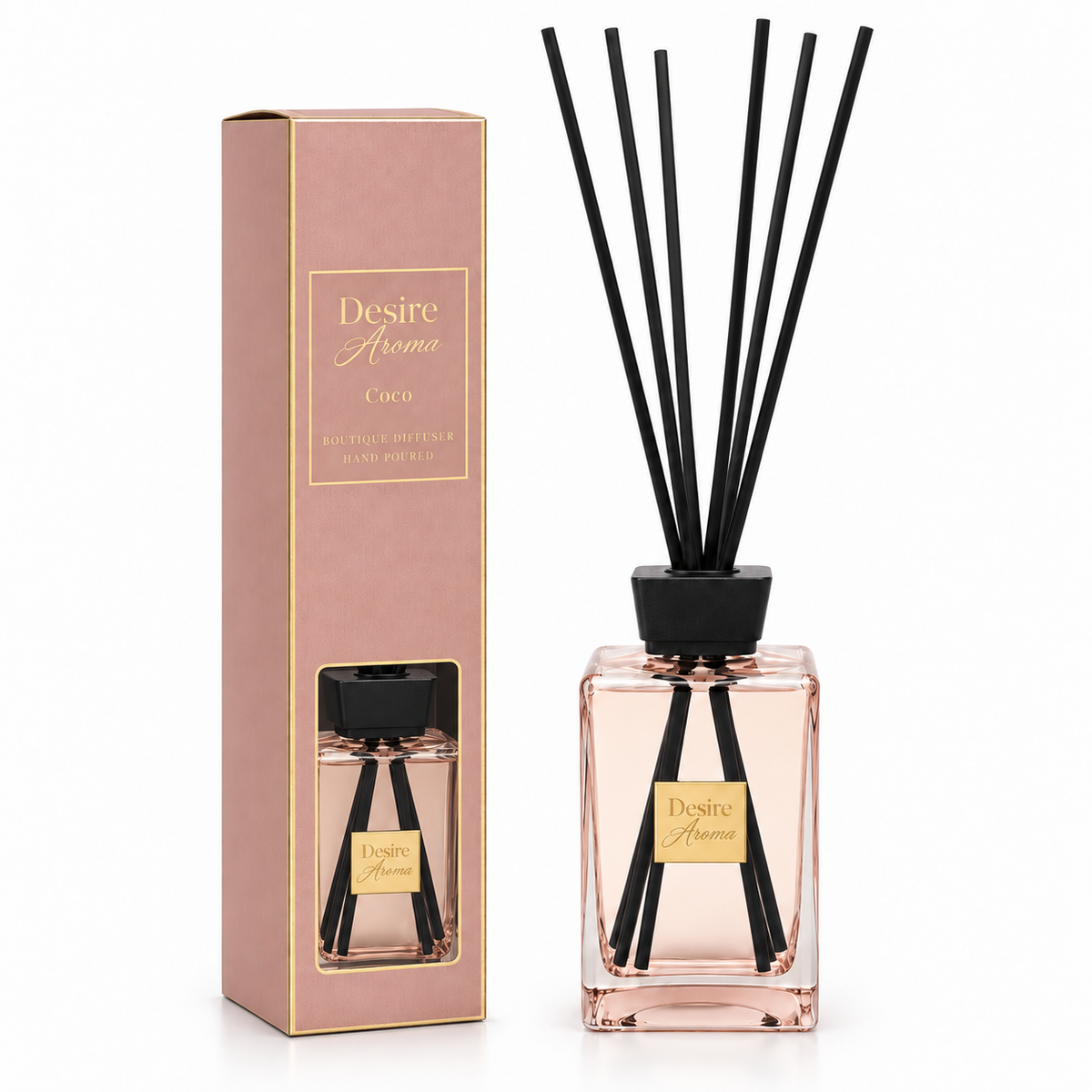 1000ml Desire Aroma Coco Luxury Reed Diffuser
