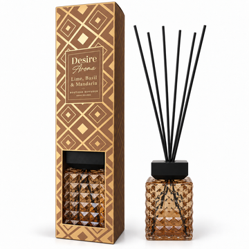 1000ml Desire Aroma Lime Basil Mandarin Luxury Reed Diffuser