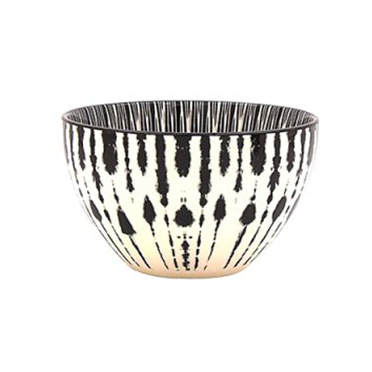 320ml 12cm Black Fine China Tie-Dye Rice Bowl