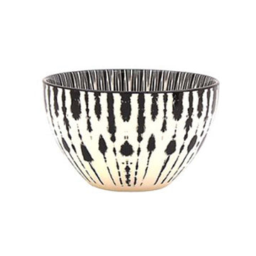 320ml 12cm Black Fine China Tie-Dye Rice Bowl