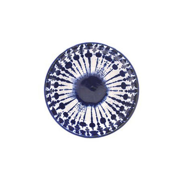 320ml 12cm Blue Fine China Tie-Dye Rice Bowl