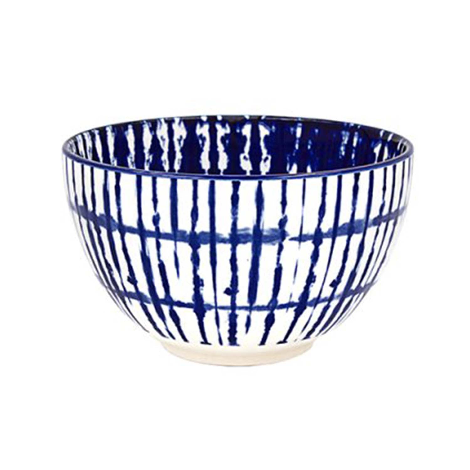 500ml 13cm Blue Fine China Tie-Dye Rice Bowl