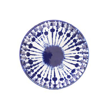 500ml 13cm Blue Fine China Tie-Dye Rice Bowl