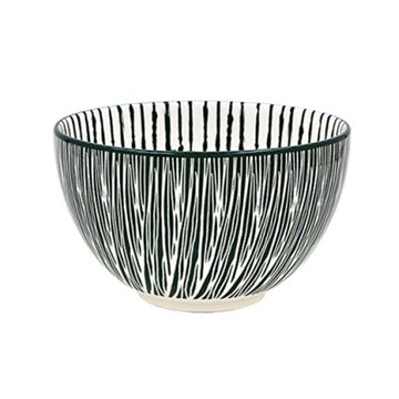 500ml 13cm Green Fine China Tie-Dye Rice Bowl
