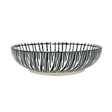 22cm Fine China Green Tie-Dye Pasta Bowl