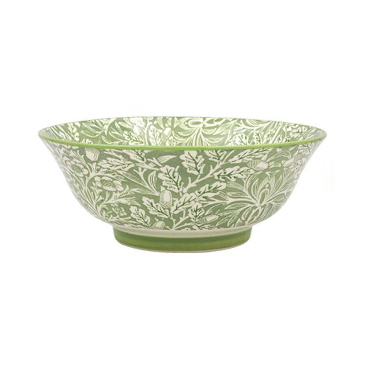 William Morris Green Acorn 21cm  Fine China Bowl