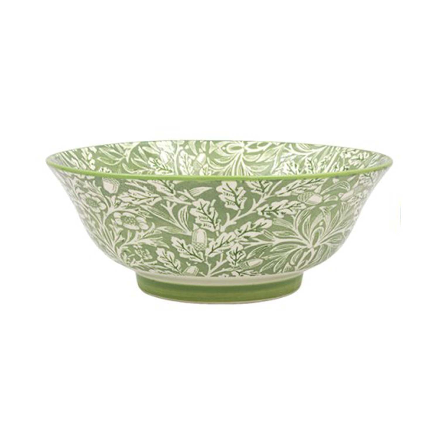 William Morris Green Acorn 21cm  Fine China Bowl