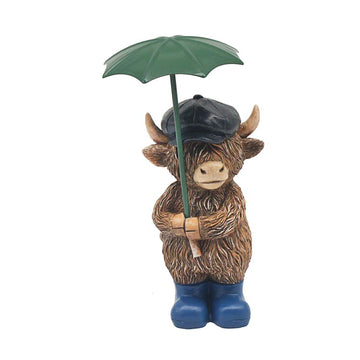 15cm Highland Cow Resin Figurine