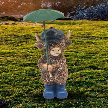 15cm Highland Cow Resin Figurine
