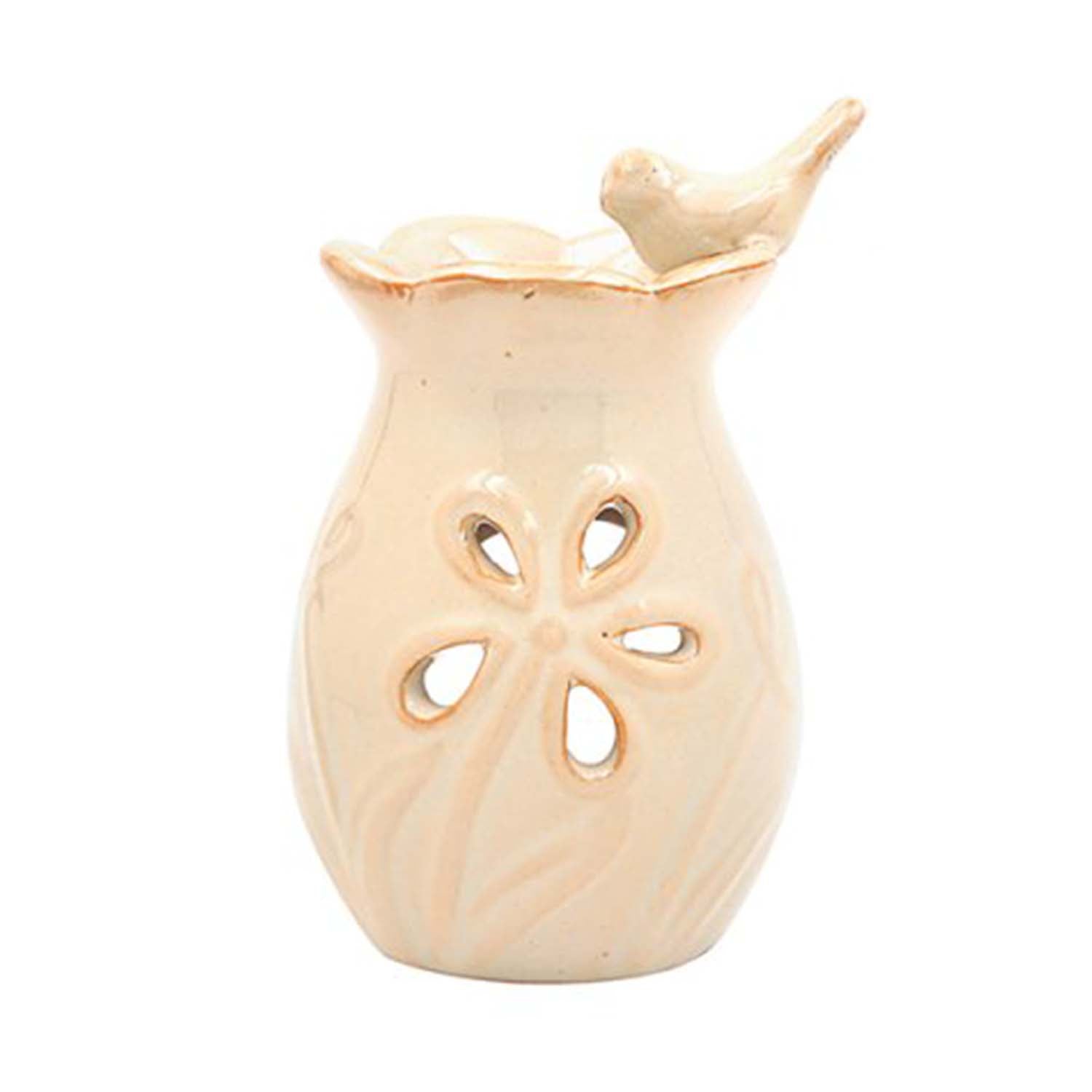 Beige Bird Wax Melt Oil Burner