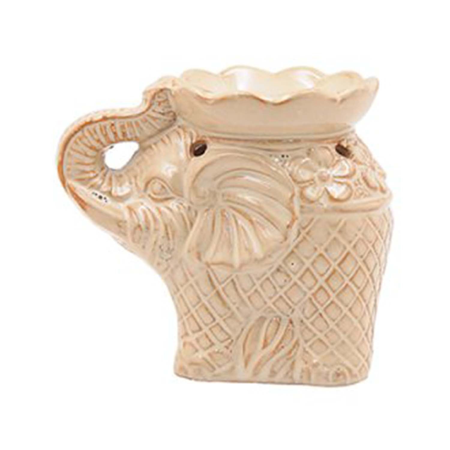 Beige Elephant Wax Melt Oil Burner