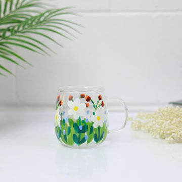 Lynsey Johnstone Hand Painted Daisies 480ml Coffee Mug