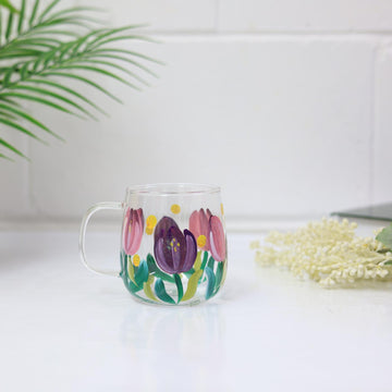 Lynsey Johnstone Hand Painted Tulips 480ml Coffee Mug