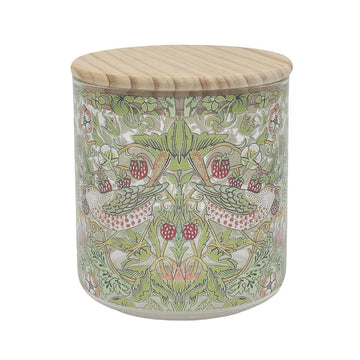 William Morris Strawberry Thief 0.8L Small Glass Storage Jar