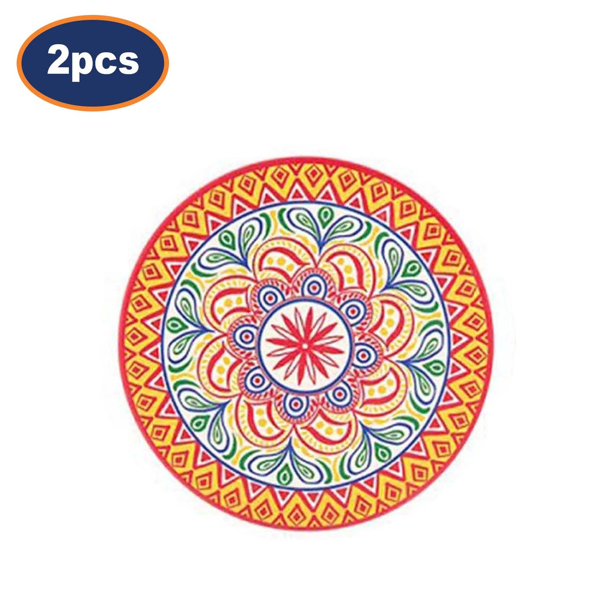 2Pcs Tuscany Ceramic Coaster