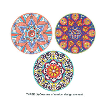 3Pcs Tuscany Ceramic Coaster