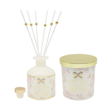 Fabulous Mum Velvet Rose & Oud Reed Diffuser & Scented Candle Gift Set