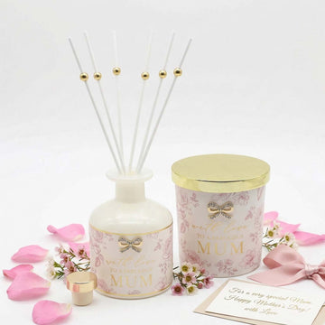 Fabulous Mum Velvet Rose & Oud Reed Diffuser & Scented Candle Gift Set