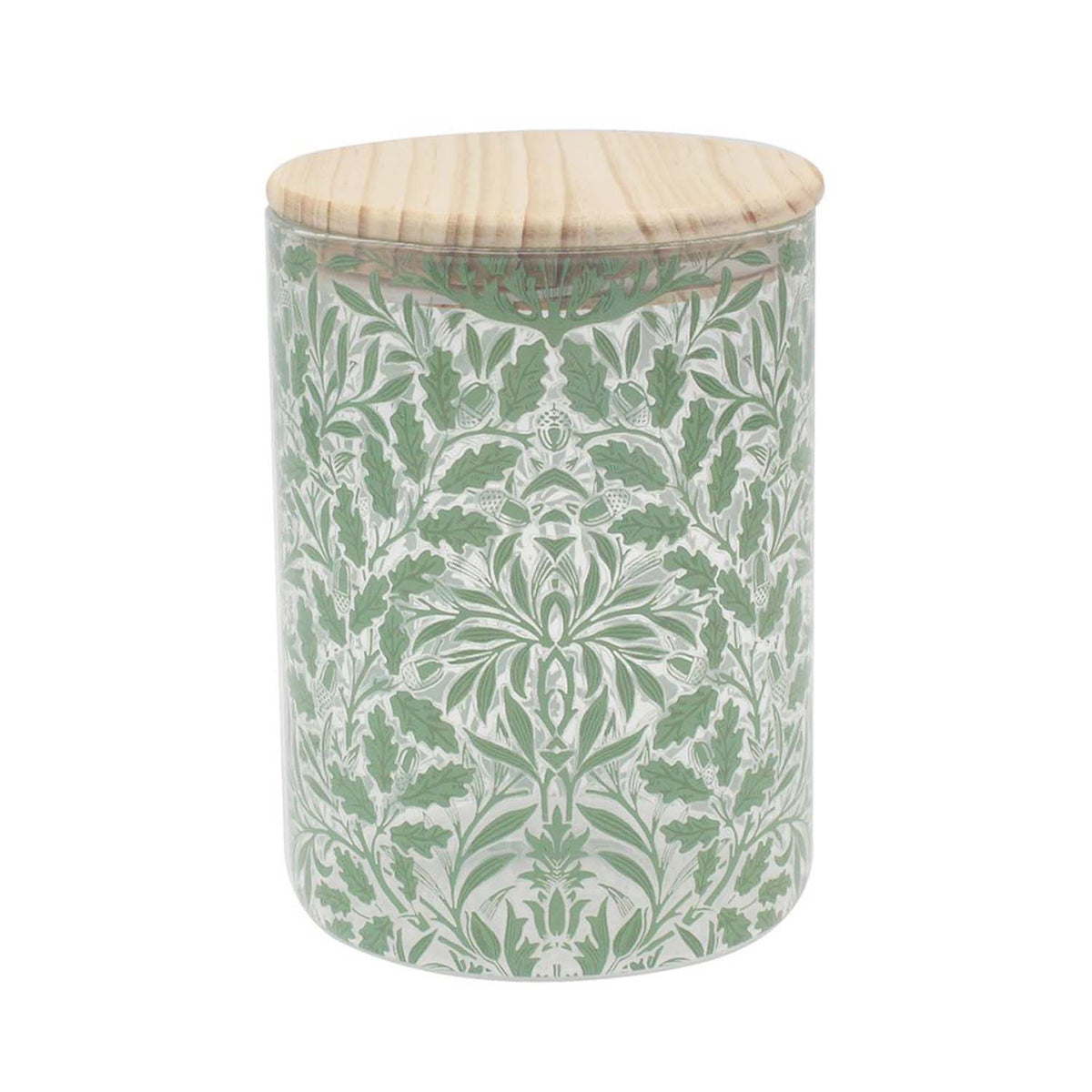 William Morris Acorn 1200ml Medium Glass Storage Jar