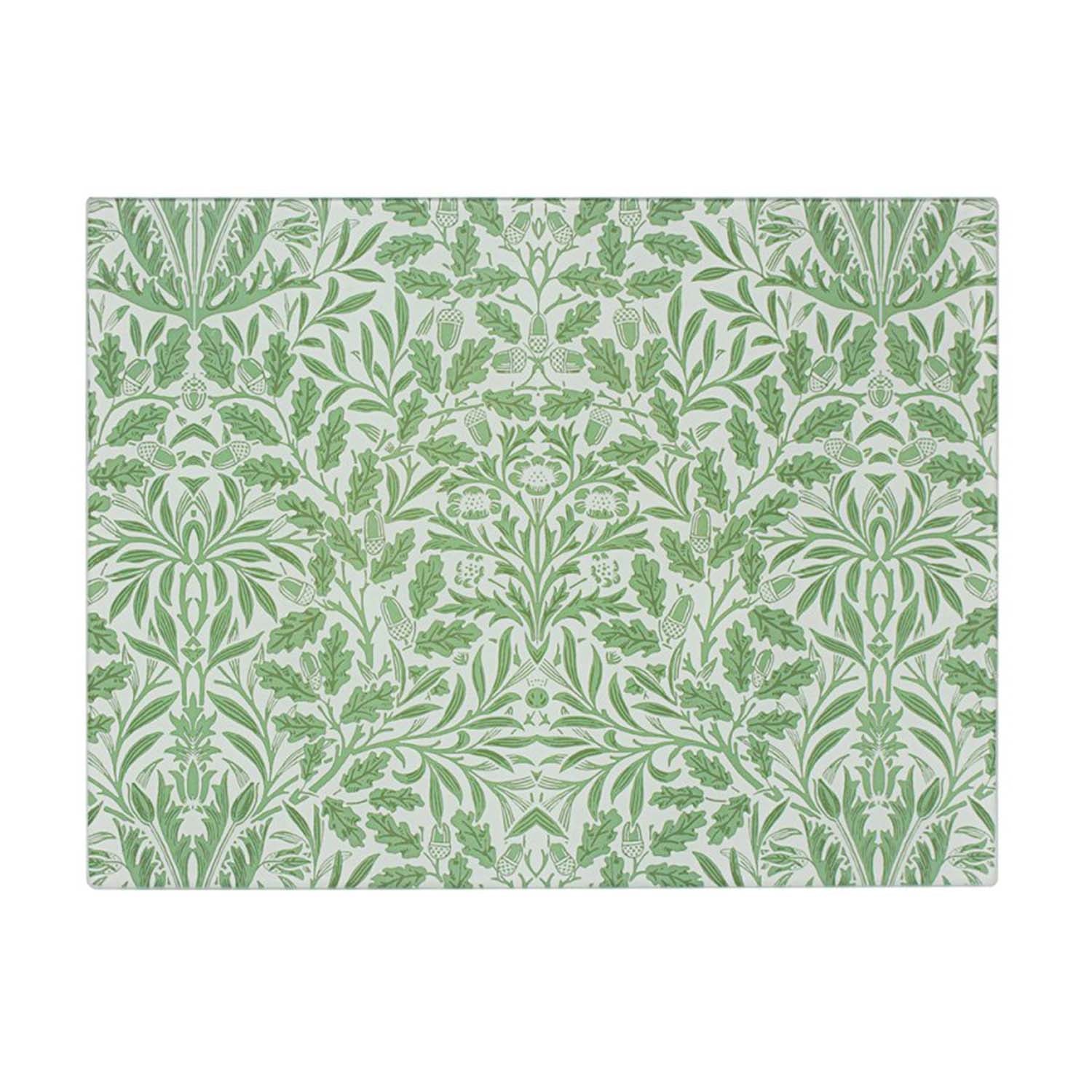 William Morris Acorn Glass Chopping Board