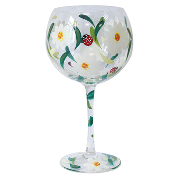 Blueberries by Lynsey Johnstone Stemmed Gin Glass