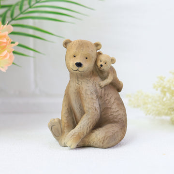 Bear Cub Love Resin Animal Figurine