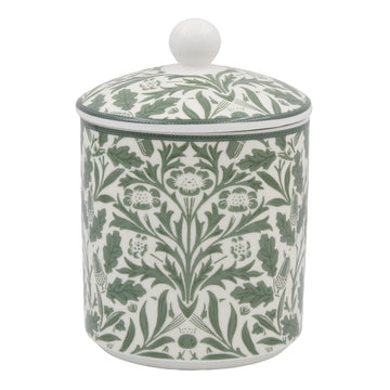 William Morris Acorn Fine China Storage Canister Jar with Lid