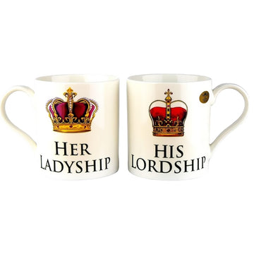 His Lordship & Her Ladyship Coffee Mug Set