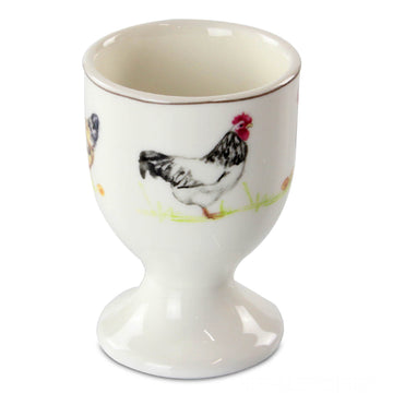 2pcs Country Chicken Fine China Egg Cups