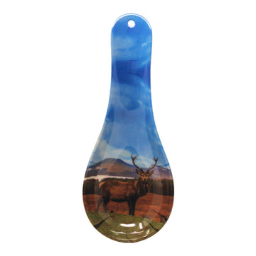 Highlands Stag Melamine Brown Spoon Rest