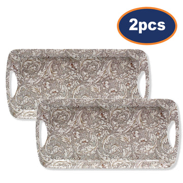 2pc William Morris Bachelors Button Medium Serving Tray
