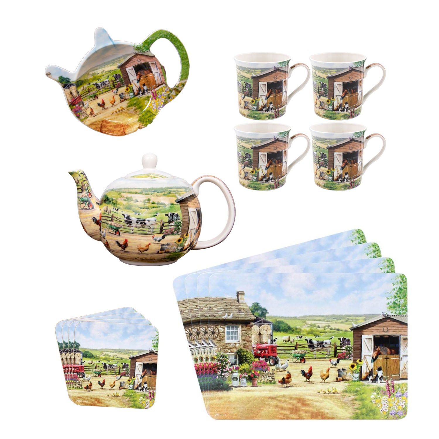 14-pc Farmhouse Tableware Set