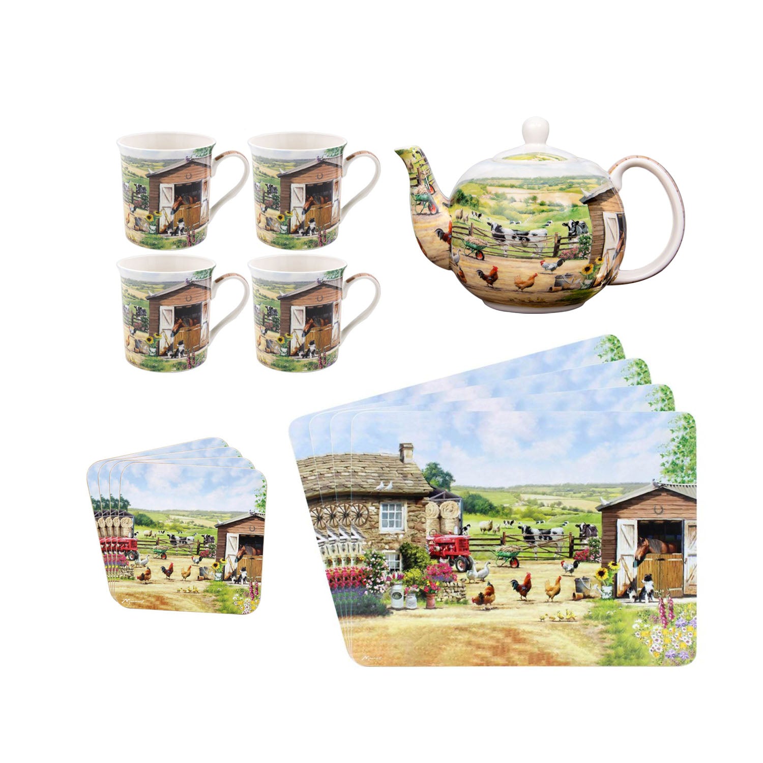 13-pc Farmhouse Tableware Set