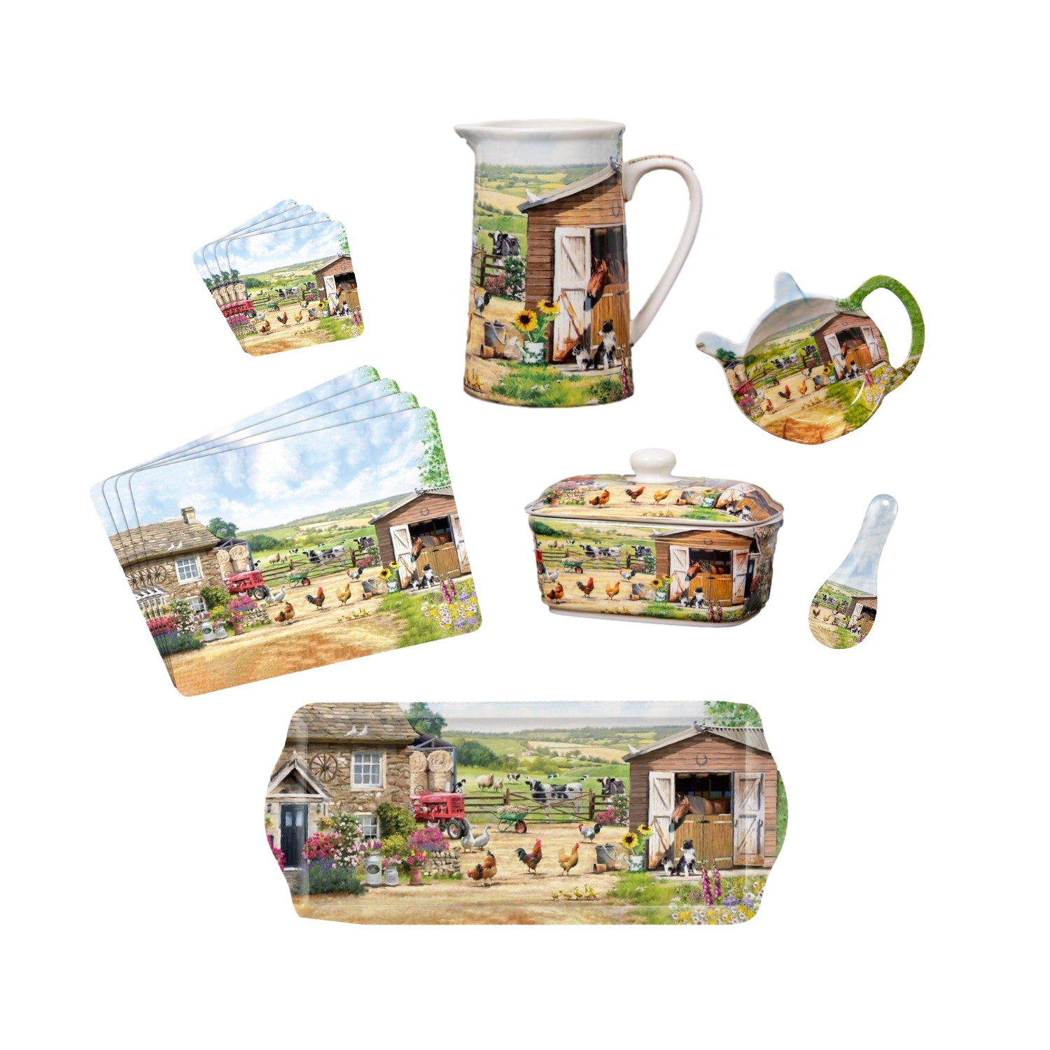 7-Set Farmhouse Tableware Collection