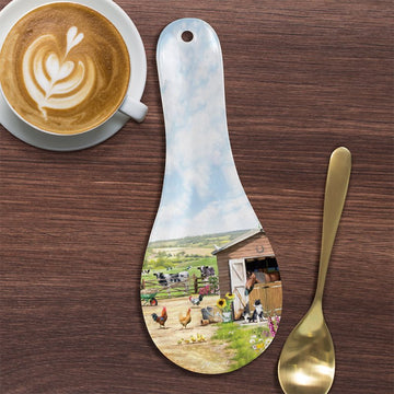 Farmhouse Melamine Spoon Rest