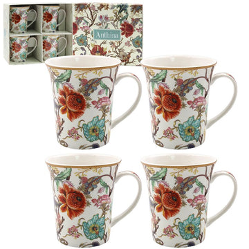 Anthina Set of 4 275ml Ceramic Mugs