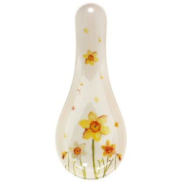 Yellow Daffodils Floral Melamine Spoon Rest