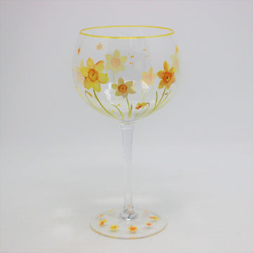 Daffodils Yellow Glass Gin