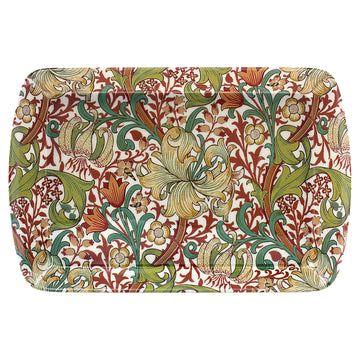 Golden Lily Floral Tray Small